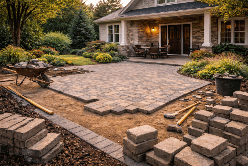 Paver Patio Builders in Kansas City, KS Add New Installation Option for Homeowners