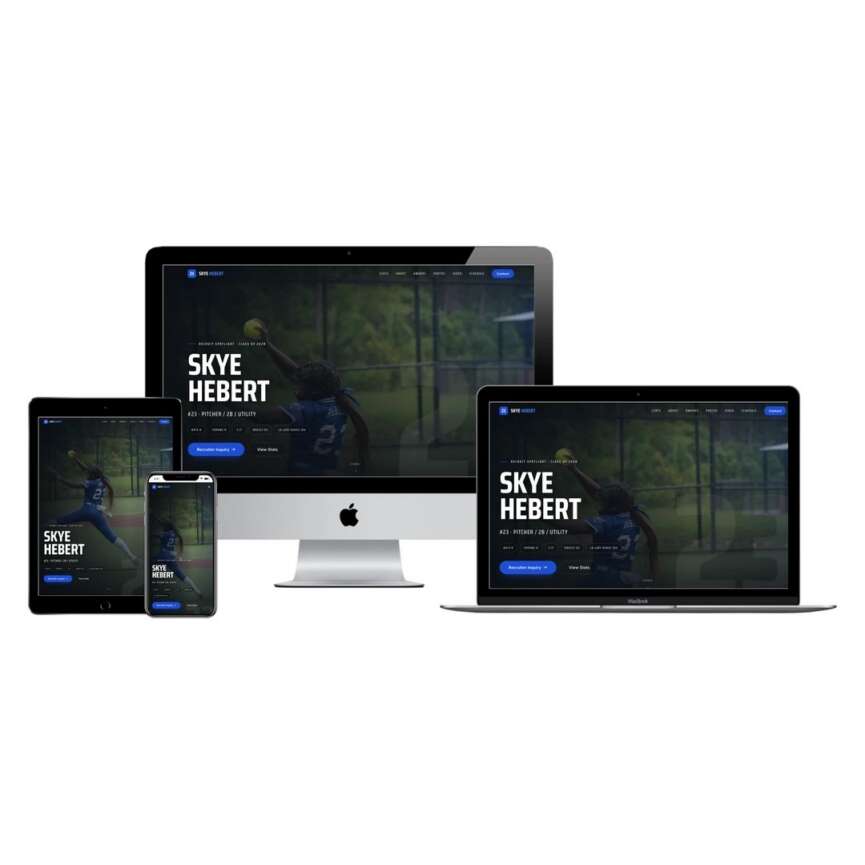 Skye Hebert Launches Custom Recruiting Website