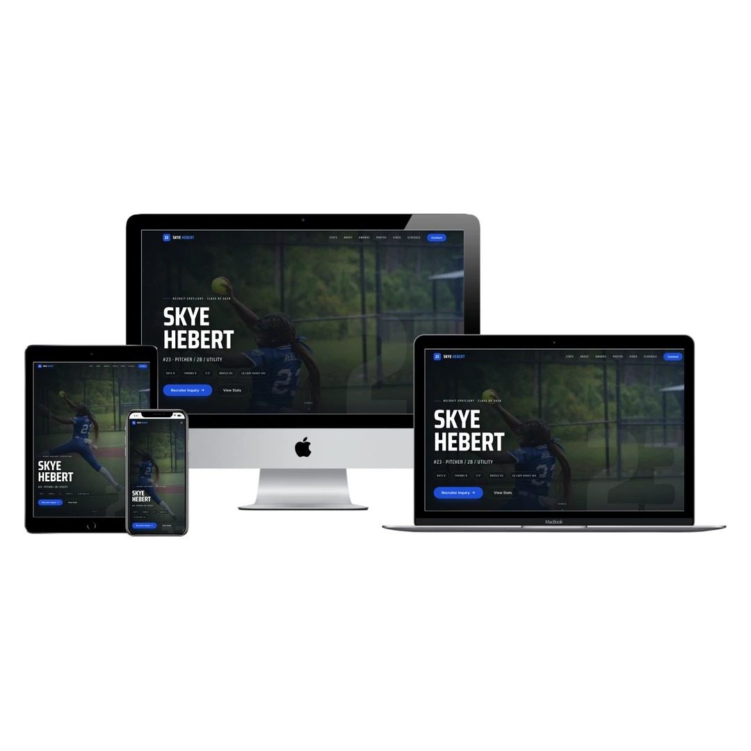 Class of 2028 Softball Recruit Skye Hebert Launches Custom Recruiting Website Built by BlakSheep Creative Class of 2028 Softball Recruit Skye Hebert Launches Custom Recruiting Website Built by BlakSheep Creative