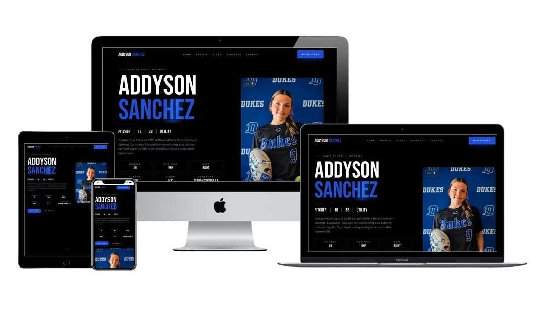 Class of 2030 Softball Pitcher Addyson Sanchez Launches Custom Recruiting Website Built by BlakSheep Creative Class of 2030 Softball Pitcher Addyson Sanchez Launches Custom Recruiting Website Built by BlakSheep Creative