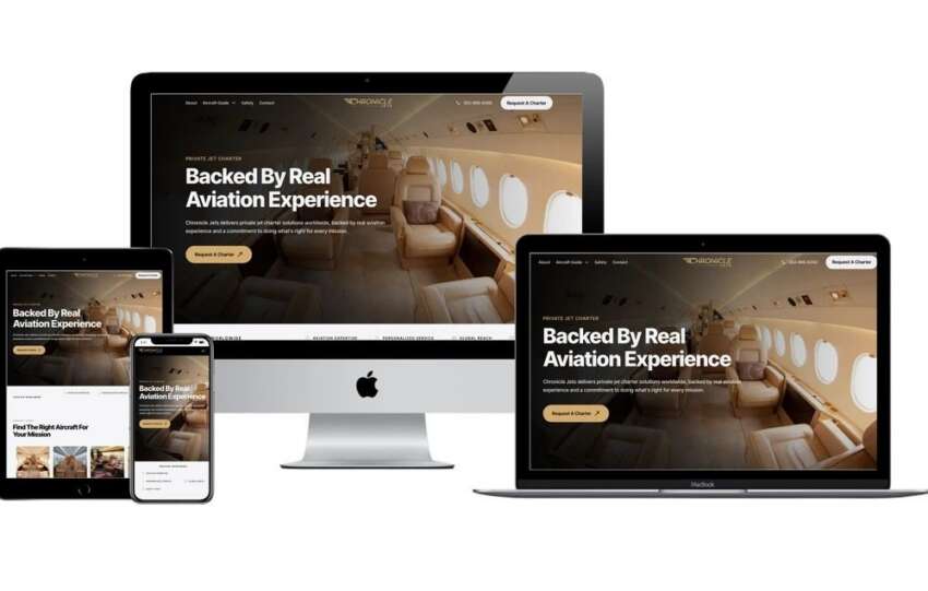 BlakSheep Creative Launches New Website for Chronicle Jets, a Pilot-Led Private Jet Charter Brokerage